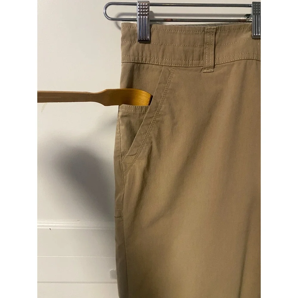Kuhl SLAX Mens 40x32 Khaki Tan Klassik Fit Enduro Fabric Hiking Work Pants 5105